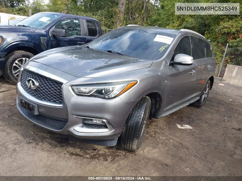 2017 Infiniti Qx60 VIN: 5N1DL0MM8HC525349 Lot: 40316825