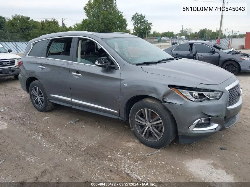 2017 Infiniti Qx60 VIN: 5N1DL0MM7HC545043 Lot: 40455477