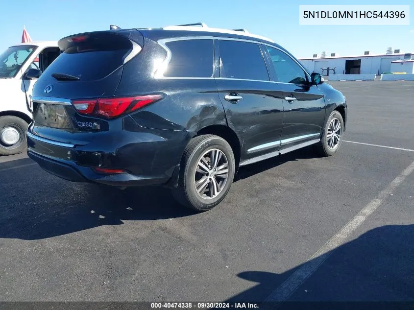 2017 Infiniti Qx60 VIN: 5N1DL0MN1HC544396 Lot: 40474338