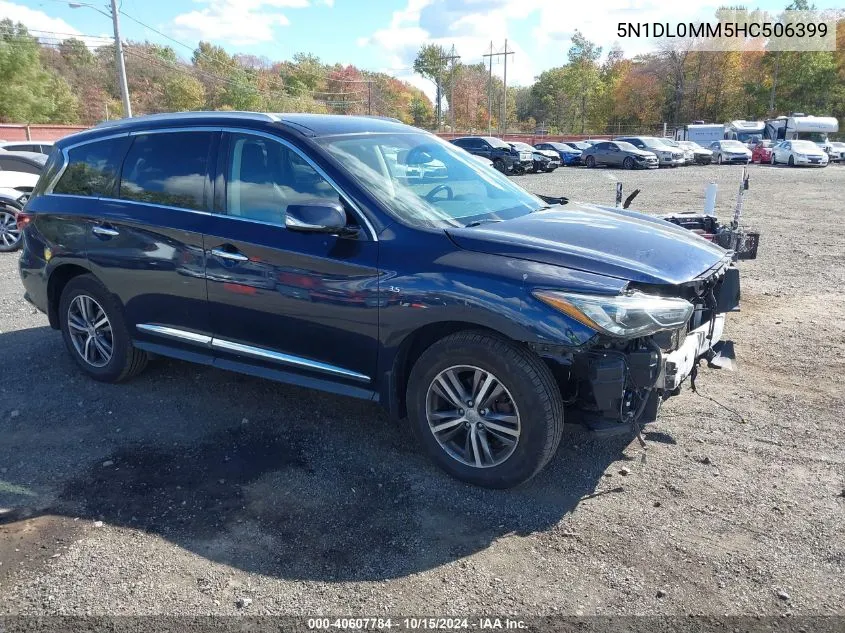 2017 Infiniti Qx60 VIN: 5N1DL0MM5HC506399 Lot: 40607784