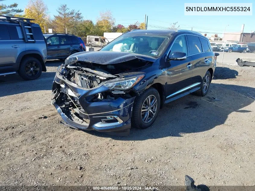 2017 Infiniti Qx60 VIN: 5N1DL0MMXHC555324 Lot: 40689588