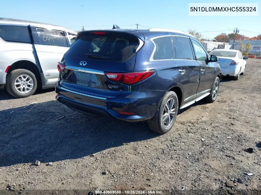 2017 Infiniti Qx60 VIN: 5N1DL0MMXHC555324 Lot: 40689588