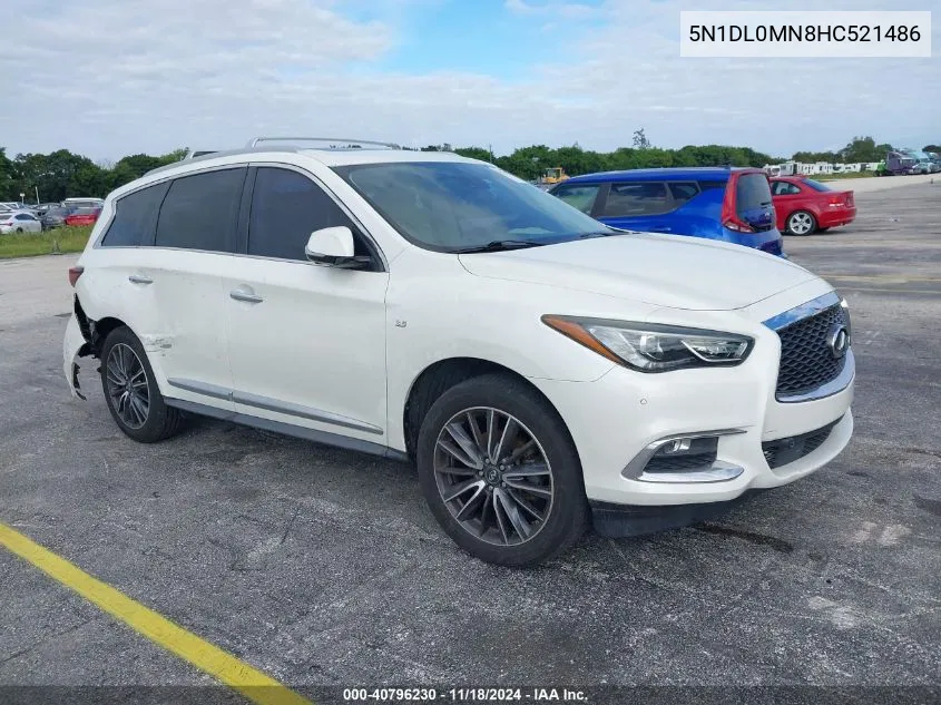 2017 Infiniti Qx60 VIN: 5N1DL0MN8HC521486 Lot: 40796230