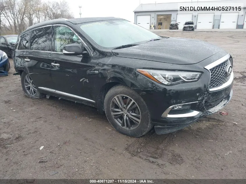 2017 Infiniti Qx60 VIN: 5N1DL0MM4HC527115 Lot: 40871207