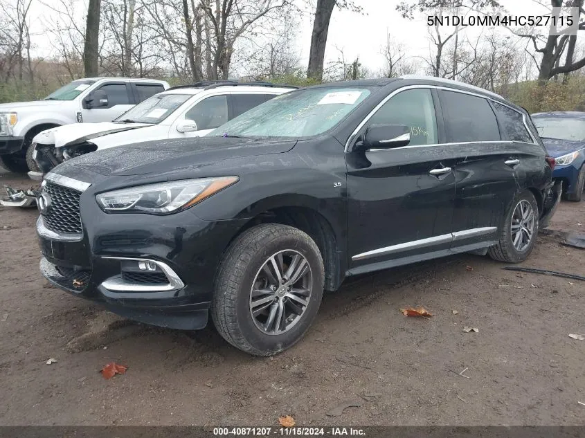 2017 Infiniti Qx60 VIN: 5N1DL0MM4HC527115 Lot: 40871207