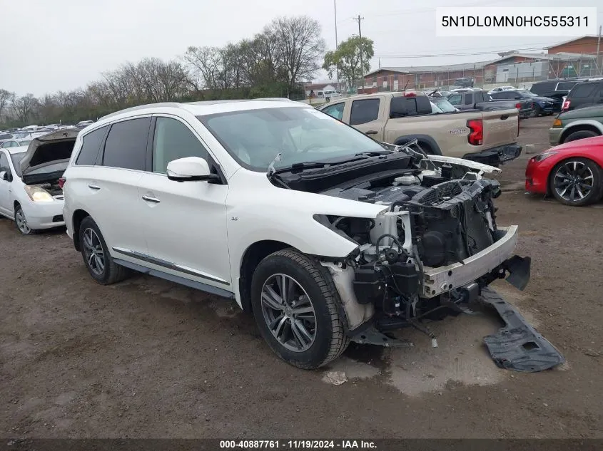 2017 Infiniti Qx60 VIN: 5N1DL0MN0HC555311 Lot: 40887761