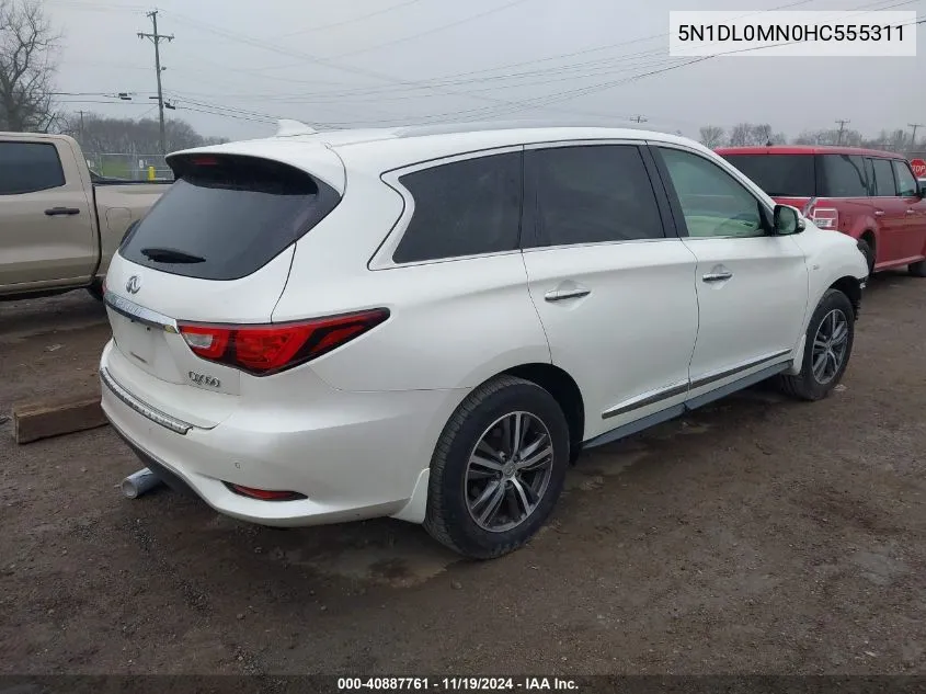 2017 Infiniti Qx60 VIN: 5N1DL0MN0HC555311 Lot: 40887761