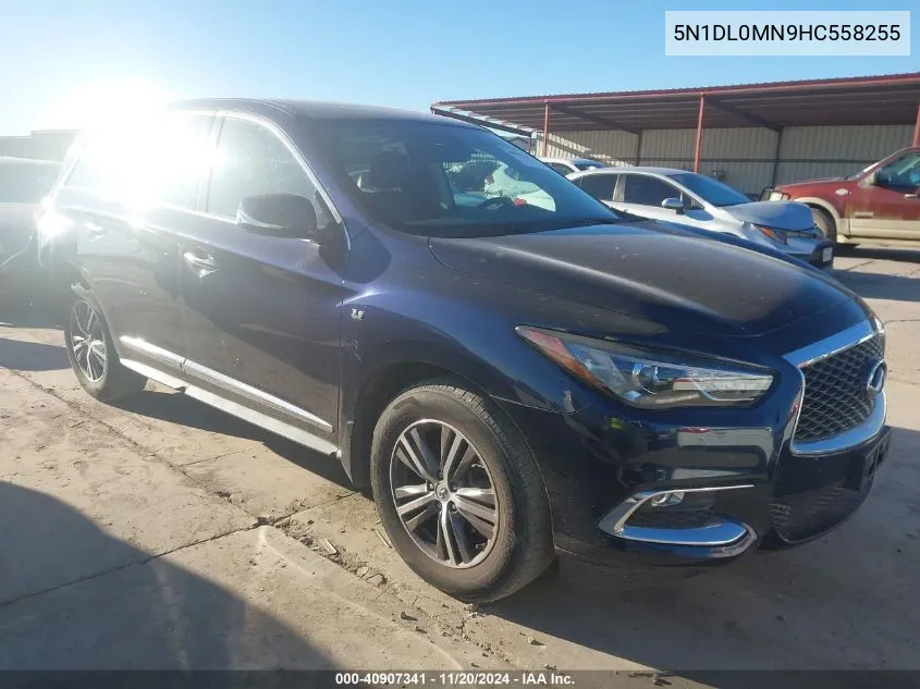 2017 Infiniti Qx60 VIN: 5N1DL0MN9HC558255 Lot: 40907341