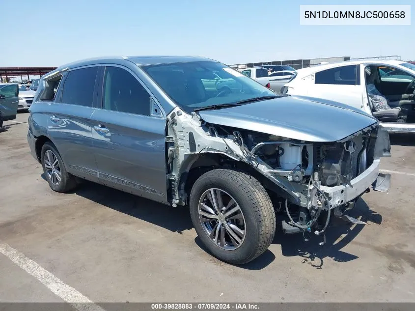 2018 Infiniti Qx60 VIN: 5N1DL0MN8JC500658 Lot: 39828883