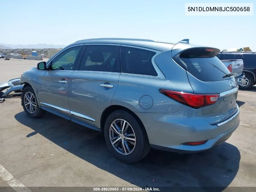 2018 Infiniti Qx60 VIN: 5N1DL0MN8JC500658 Lot: 39828883