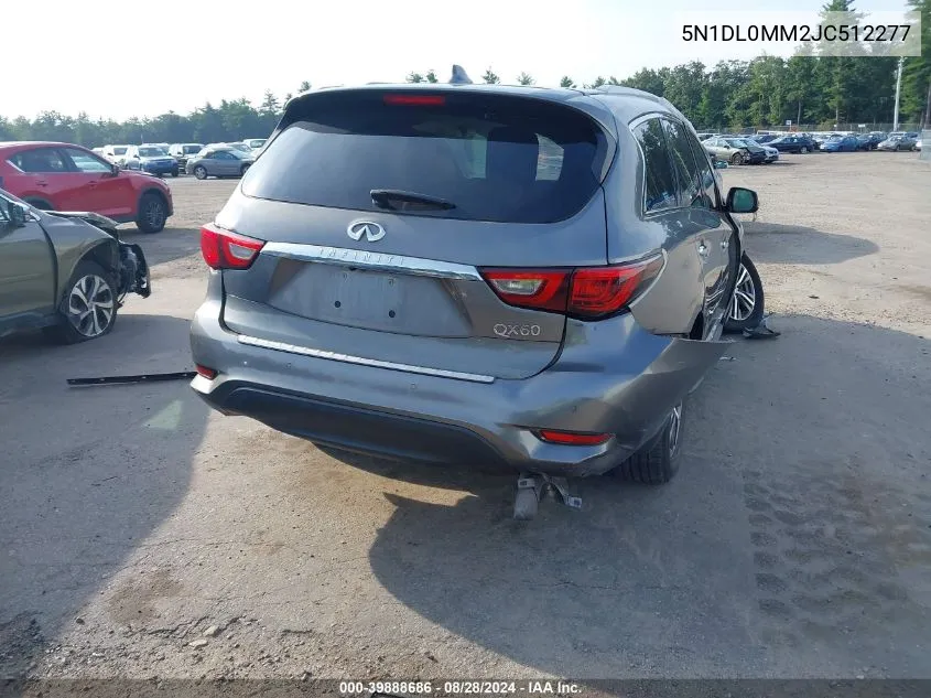 2018 Infiniti Qx60 VIN: 5N1DL0MM2JC512277 Lot: 39888686