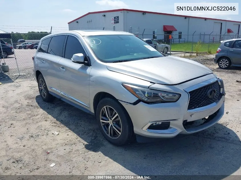 2018 Infiniti Qx60 VIN: 5N1DL0MNXJC522046 Lot: 39987866