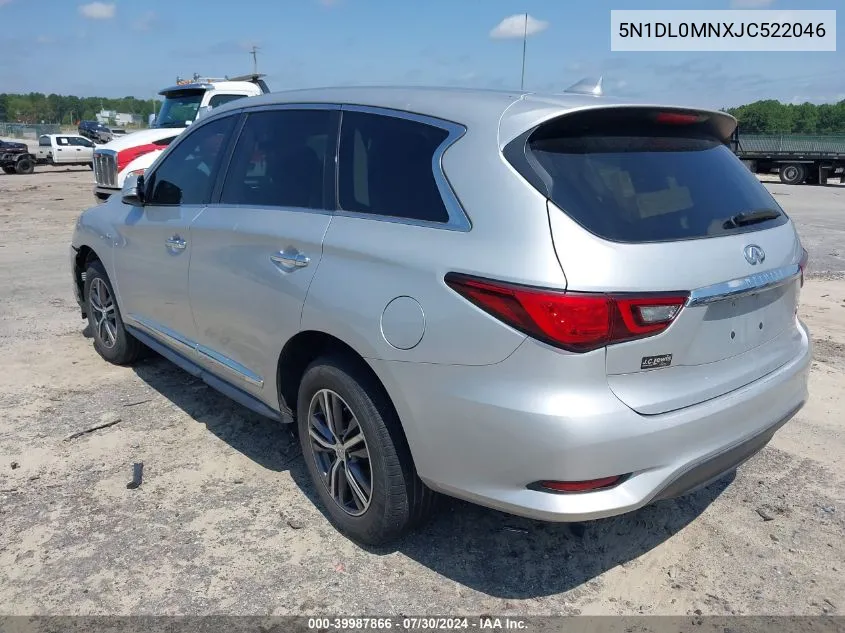 2018 Infiniti Qx60 VIN: 5N1DL0MNXJC522046 Lot: 39987866