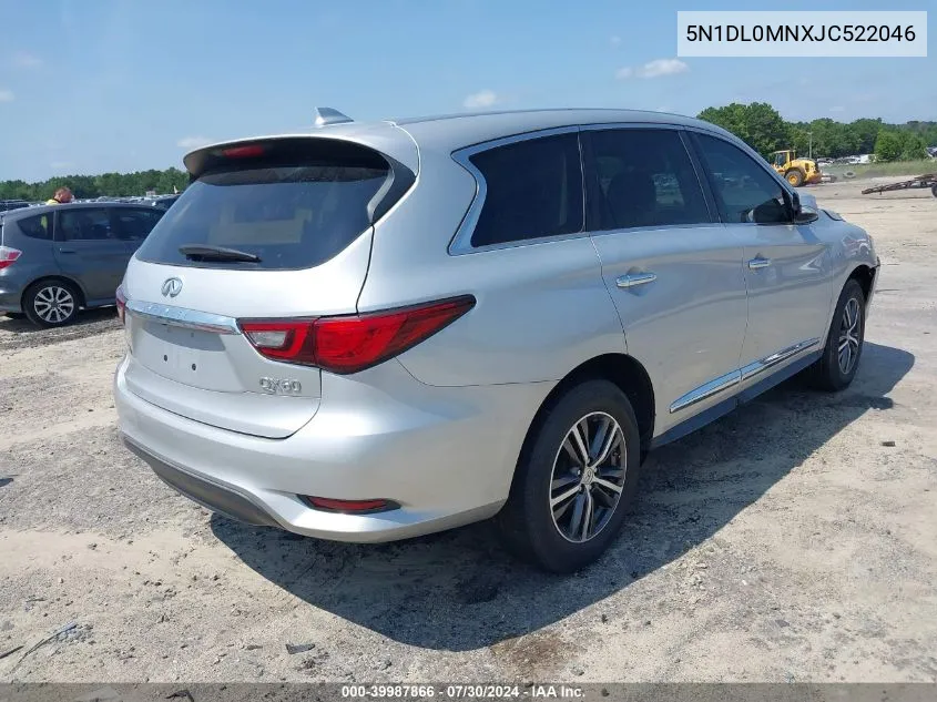 2018 Infiniti Qx60 VIN: 5N1DL0MNXJC522046 Lot: 39987866