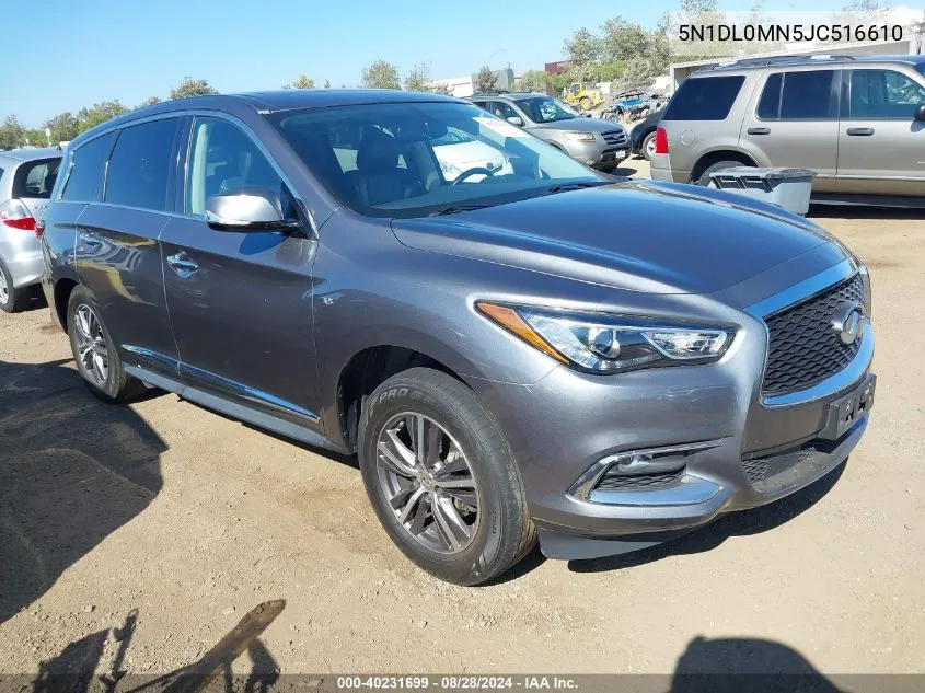 2018 Infiniti Qx60 VIN: 5N1DL0MN5JC516610 Lot: 40231699