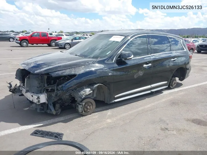 2018 Infiniti Qx60 VIN: 5N1DL0MN3JC526133 Lot: 40368109