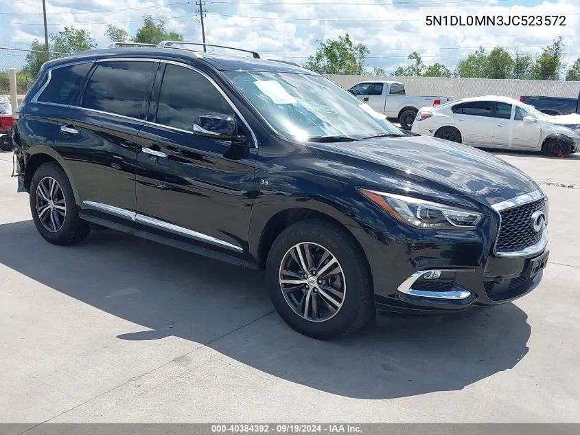 2018 Infiniti Qx60 VIN: 5N1DL0MN3JC523572 Lot: 40384392