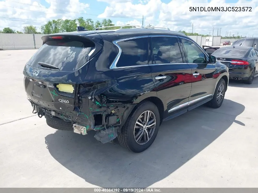 2018 Infiniti Qx60 VIN: 5N1DL0MN3JC523572 Lot: 40384392