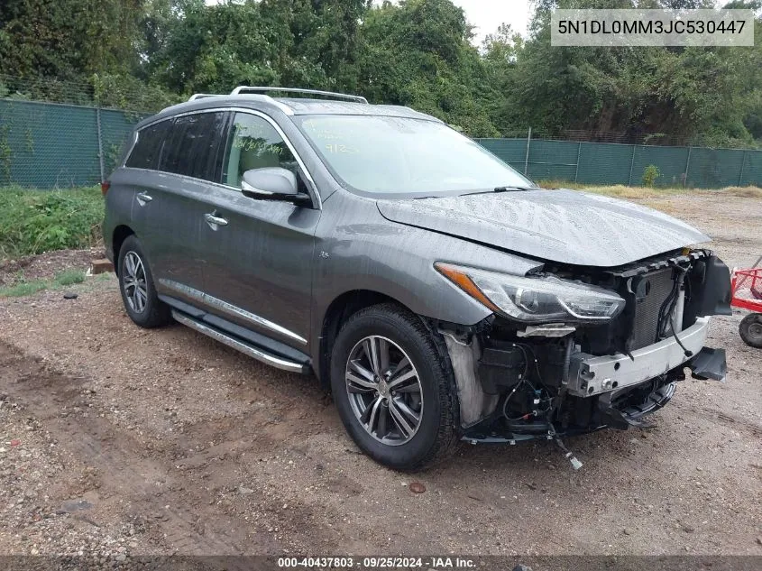 2018 Infiniti Qx60 VIN: 5N1DL0MM3JC530447 Lot: 40437803