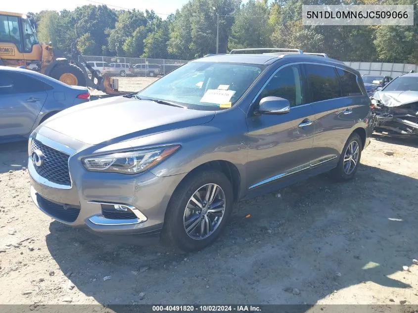 2018 Infiniti Qx60 VIN: 5N1DL0MN6JC509066 Lot: 40491820