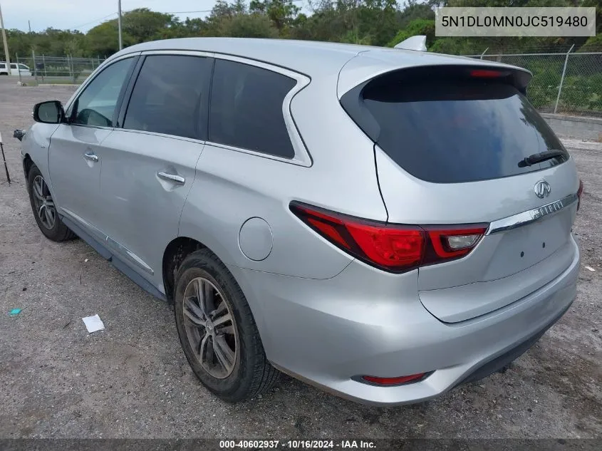 2018 Infiniti Qx60 VIN: 5N1DL0MN0JC519480 Lot: 40602937