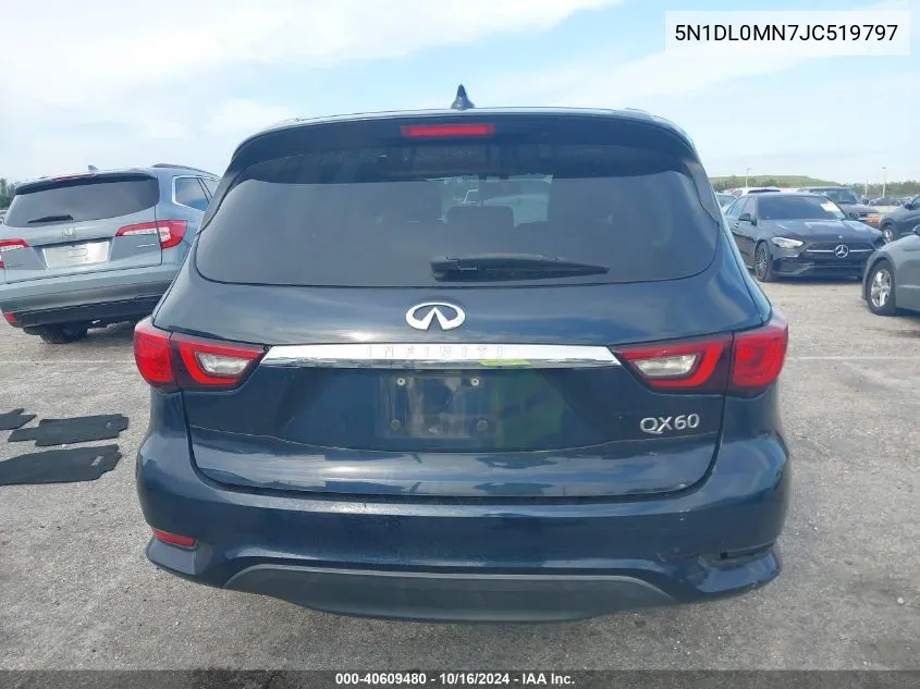 2018 Infiniti Qx60 VIN: 5N1DL0MN7JC519797 Lot: 40609480