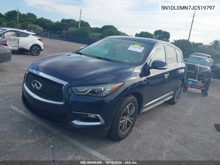 2018 Infiniti Qx60 VIN: 5N1DL0MN7JC519797 Lot: 40609480