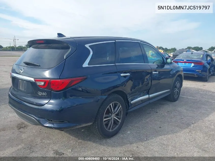 2018 Infiniti Qx60 VIN: 5N1DL0MN7JC519797 Lot: 40609480