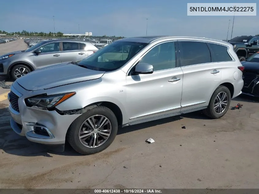 2018 Infiniti Qx60 VIN: 5N1DL0MM4JC522275 Lot: 40612438