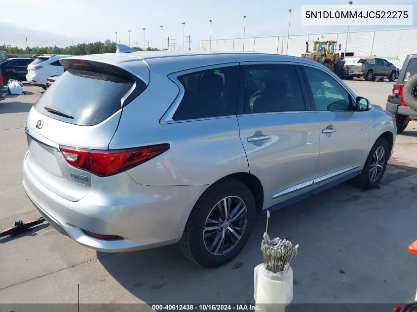 2018 Infiniti Qx60 VIN: 5N1DL0MM4JC522275 Lot: 40612438