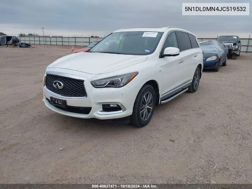 2018 Infiniti Qx60 VIN: 5N1DL0MN4JC519532 Lot: 40637471