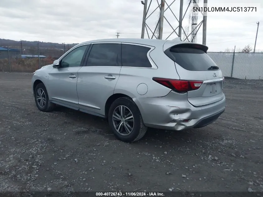 2018 Infiniti Qx60 VIN: 5N1DL0MM4JC513771 Lot: 40726743