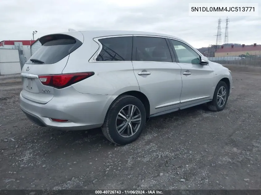 2018 Infiniti Qx60 VIN: 5N1DL0MM4JC513771 Lot: 40726743