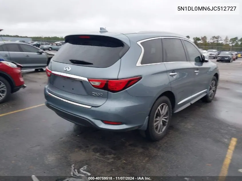 2018 Infiniti Qx60 VIN: 5N1DL0MN6JC512727 Lot: 40759518