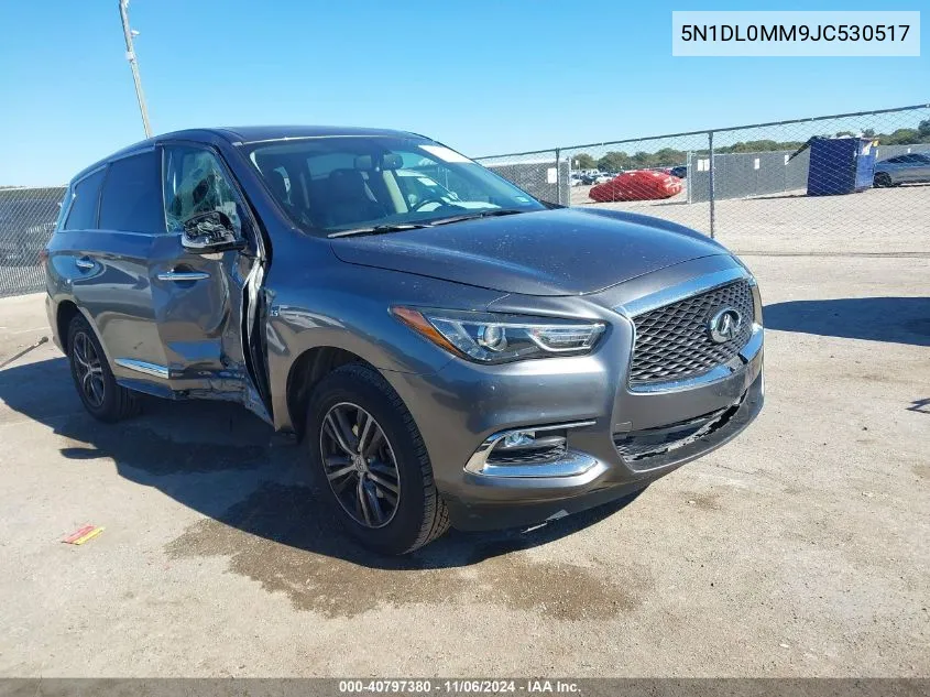 2018 Infiniti Qx60 VIN: 5N1DL0MM9JC530517 Lot: 40797380