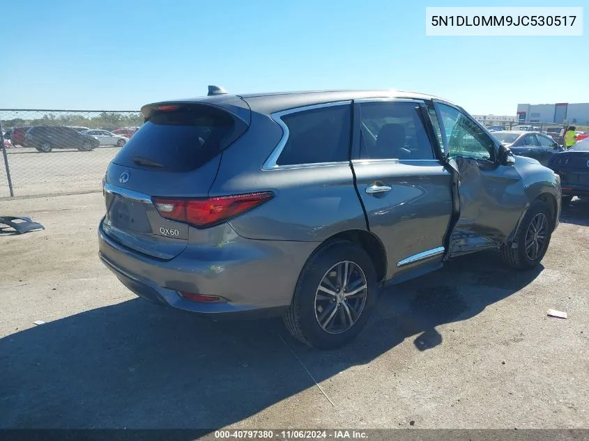 2018 Infiniti Qx60 VIN: 5N1DL0MM9JC530517 Lot: 40797380