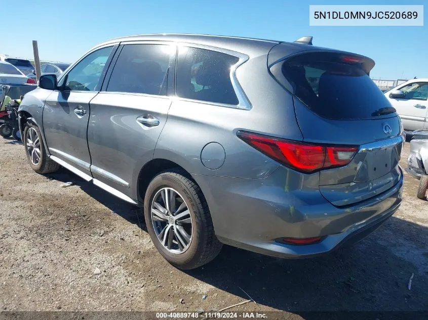 2018 Infiniti Qx60 VIN: 5N1DL0MN9JC520689 Lot: 40889748