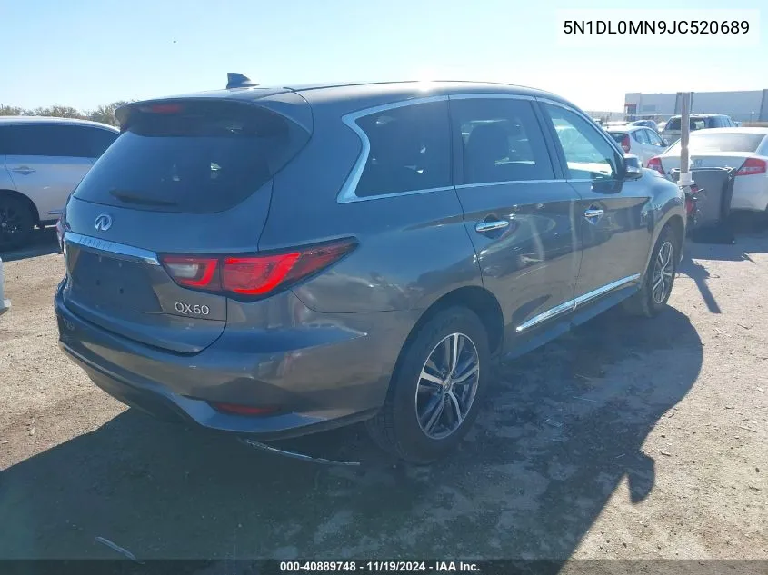 2018 Infiniti Qx60 VIN: 5N1DL0MN9JC520689 Lot: 40889748