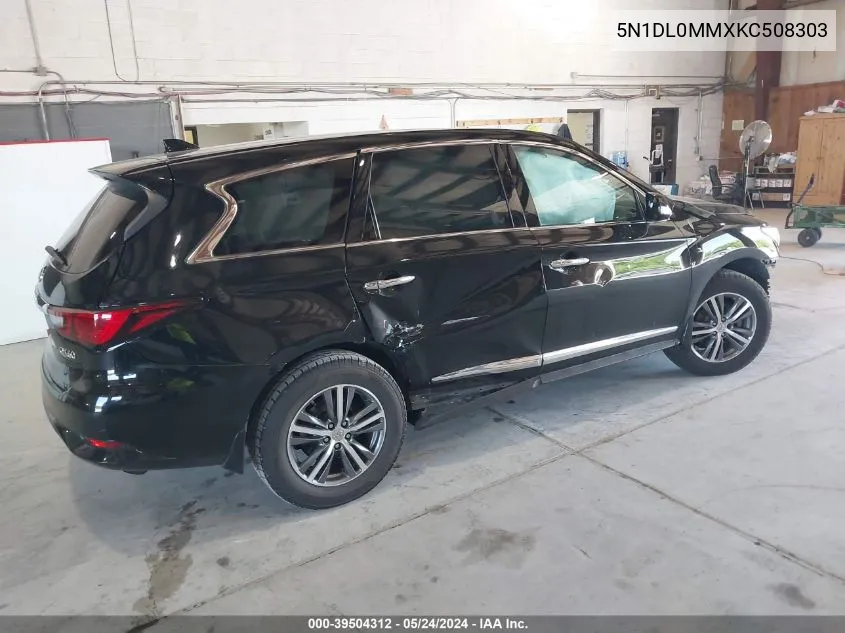 5N1DL0MMXKC508303 2019 Infiniti Qx60 Pure