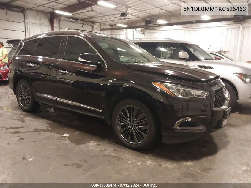 2019 Infiniti Qx60 Luxe VIN: 5N1DL0MM1KC526463 Lot: 39806474