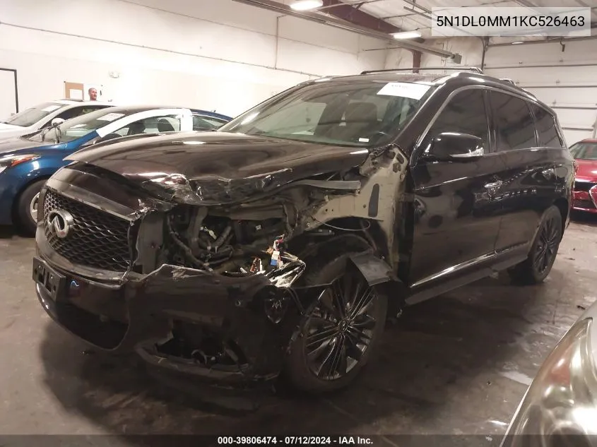 2019 Infiniti Qx60 Luxe VIN: 5N1DL0MM1KC526463 Lot: 39806474