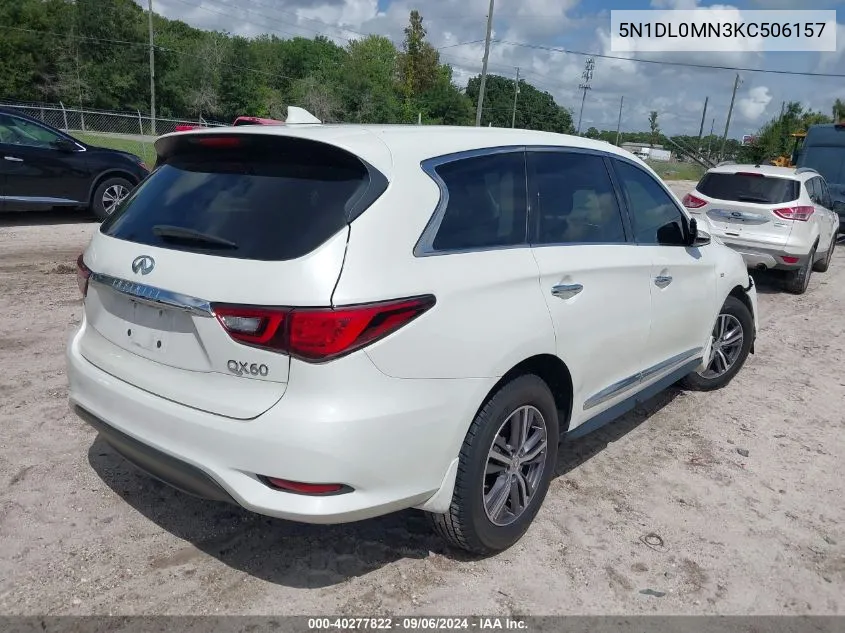 5N1DL0MN3KC506157 2019 Infiniti Qx60 Pure