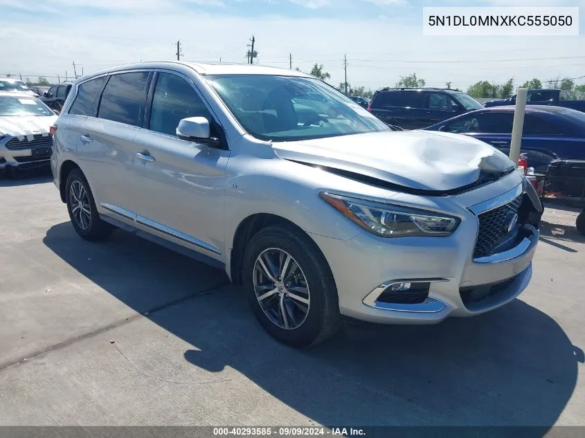 5N1DL0MNXKC555050 2019 Infiniti Qx60 Pure