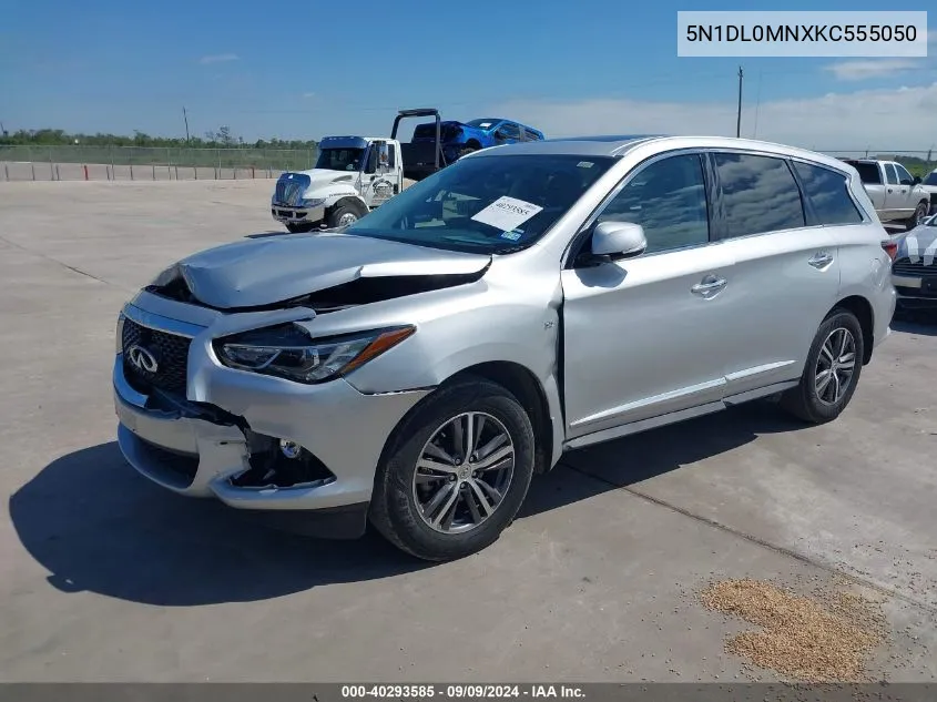 5N1DL0MNXKC555050 2019 Infiniti Qx60 Pure