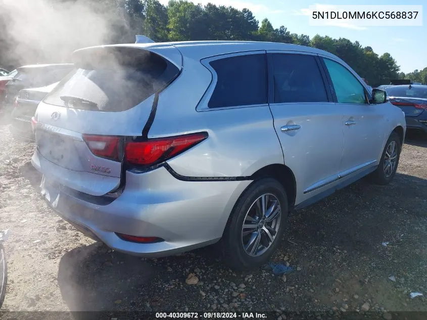 2019 Infiniti Qx60 Luxe/Pure VIN: 5N1DL0MM6KC568837 Lot: 40309672