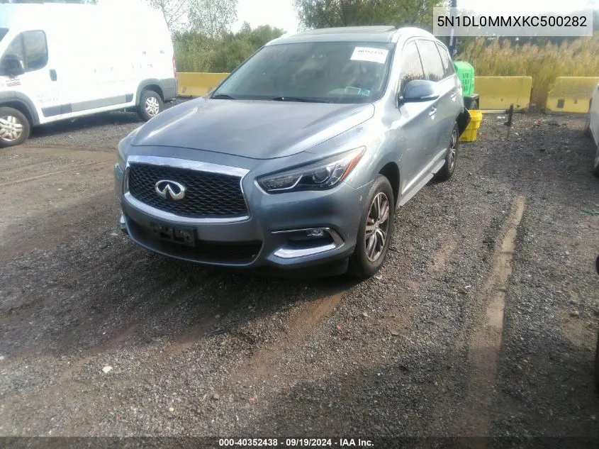 5N1DL0MMXKC500282 2019 Infiniti Qx60 Luxe