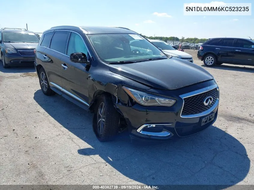 2019 Infiniti Qx60 Luxe/Pure VIN: 5N1DL0MM6KC523235 Lot: 40382739