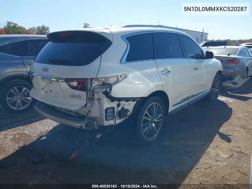 5N1DL0MMXKC520287 2019 Infiniti Qx60 Luxe