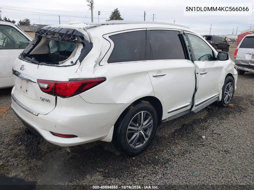 2019 Infiniti Qx60 Luxe VIN: 5N1DL0MM4KC566066 Lot: 40594555