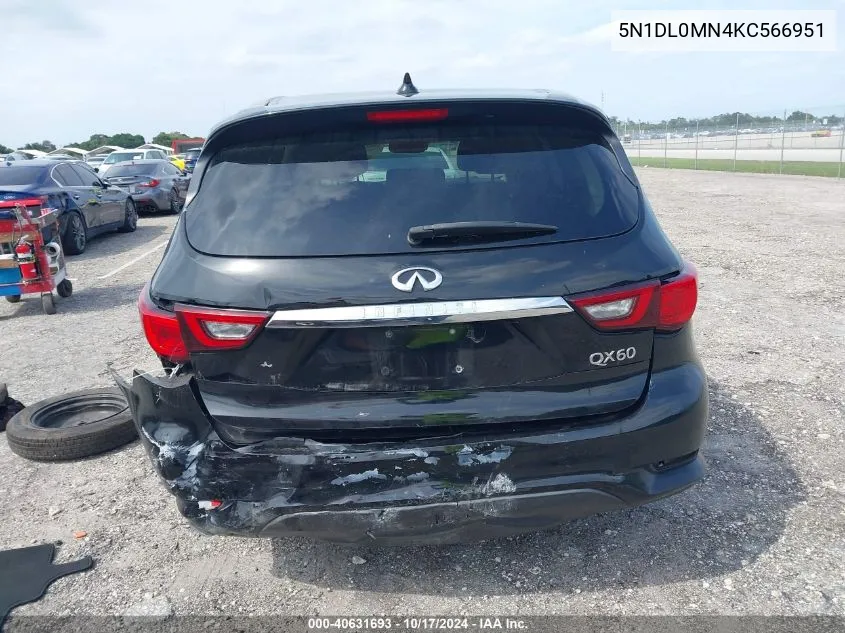 5N1DL0MN4KC566951 2019 Infiniti Qx60 Pure